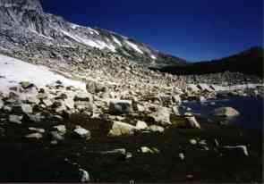 on the way to the site in rockslide