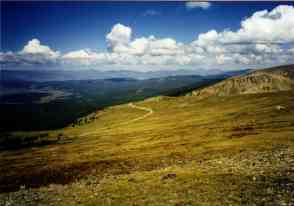 looking NW from ridge